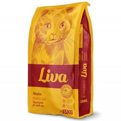 LİVA TAVUKLU KEDİ MAMASI 15KG